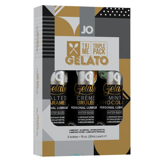 JO Tri-Me Triple Pack Flavoured Lubricant Set - Gelato