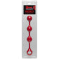 Doc Johnson 2401-57-CD Kink Weighted Silicone Anal Balls Red Package