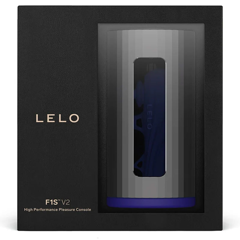 LELO F1S V2X Bluetooth Male Masturbator Blue Package Front