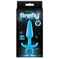 NS Novelties NSN-0476-27 Firefly Prince Pull-Ring Plug - Medium - Blue Package