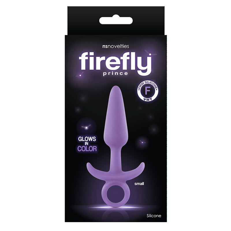 NS Novelties NSN-0476-15 Firefly Prince Pull-Ring Plug - Small - Purple Package