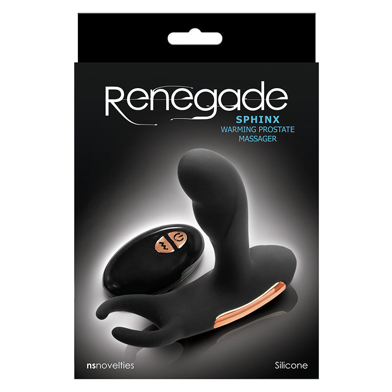 NS Novelties NSN-1101-43 Renegade Sphinx Warming Prostate Massager Package