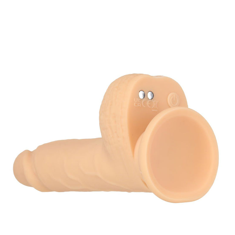 BMS Factory 88625 Naked Addiction 6.5 Inch Thrusting Dildo Vanilla