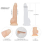 BMS Factory 88225 Naked Addiction 9 Inch Remote Control Thrusting Dildo Vanilla Features
