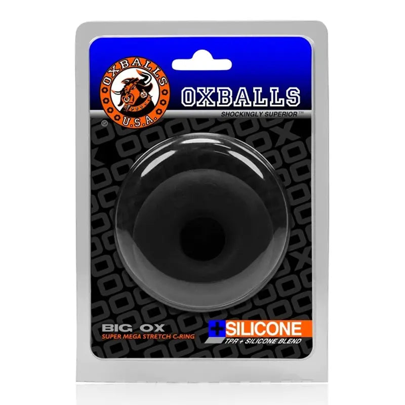 Big Ox Extra Thick Cock Ring Black Ice OX-3022 Package