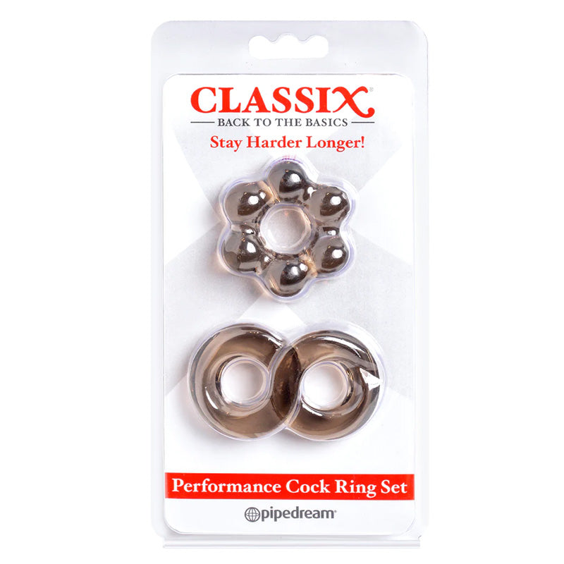 Pipedream PD1998-23 Classix Performance Cock Ring Set Package