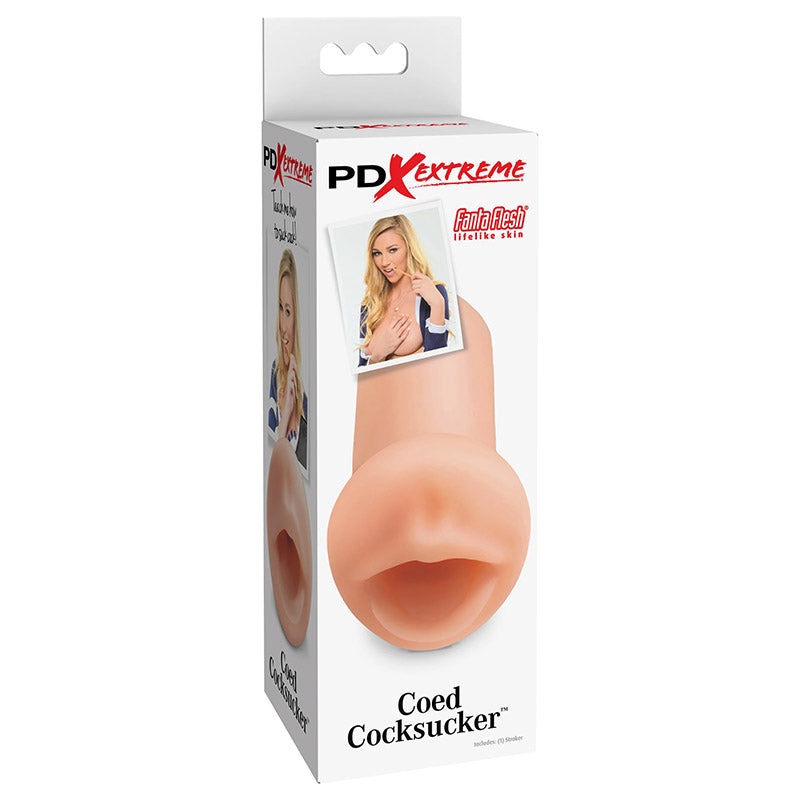 Pipedream RD424 PDX Extreme Coed Cocksucker Mouth Stroker Package
