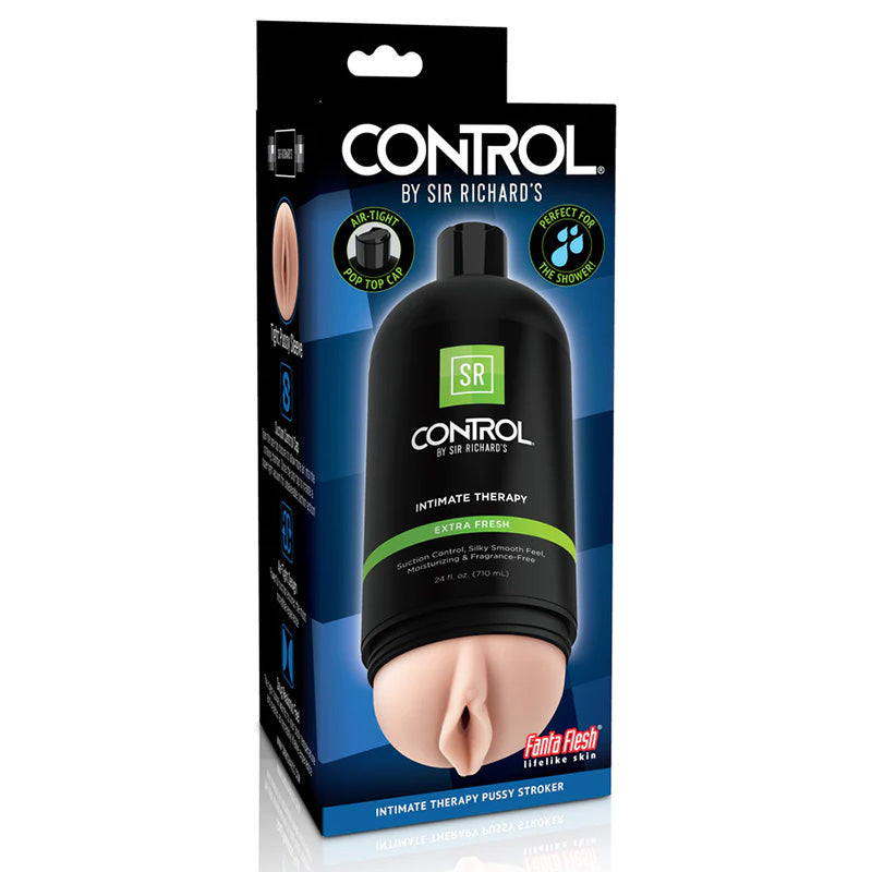 Pipedream SR1062 Sir Richard's Control Intimate Therapy Extra Fresh Pussy Stroker Package