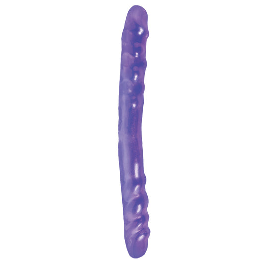 Basix 16 Inch Double Dong - Purple