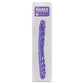 Basix 16 Inch Double Dong - Purple - Package