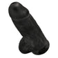 King Cock Chubby Realistic Large 9 Inch Suction Cup Dildo - Black