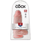 King Cock Chubby Realistic Large 9 Inch Suction Cup Dildo - Light - Package