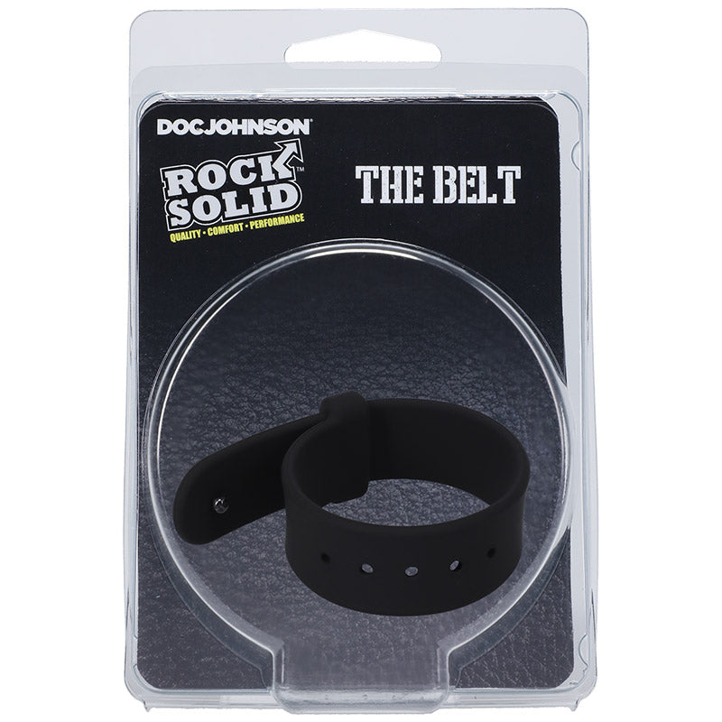 Doc Johnson 3701-26-CD Rock Solid The Belt Adjustable Silicone C-Ring Package