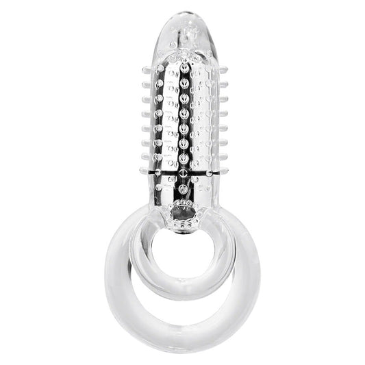 Screaming O DoubleO 8 Vibrating Cock Ring Clear