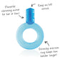 Screaming O GO-BU-110 GO Vibe Ring Disposable Cock Ring- Blue Features