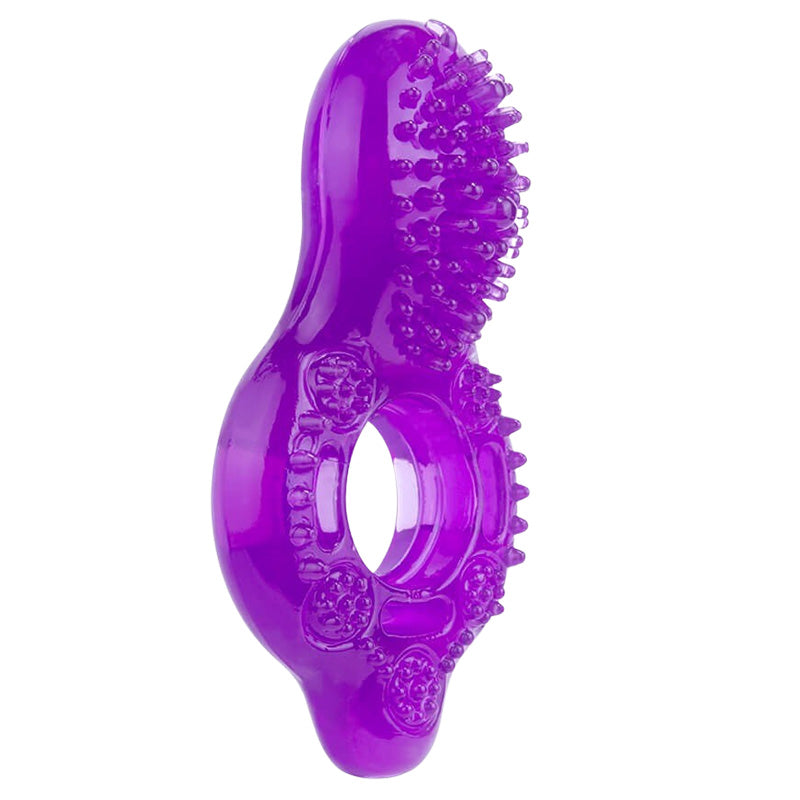Screaming O O-Joy Textured Cock Ring - Purple