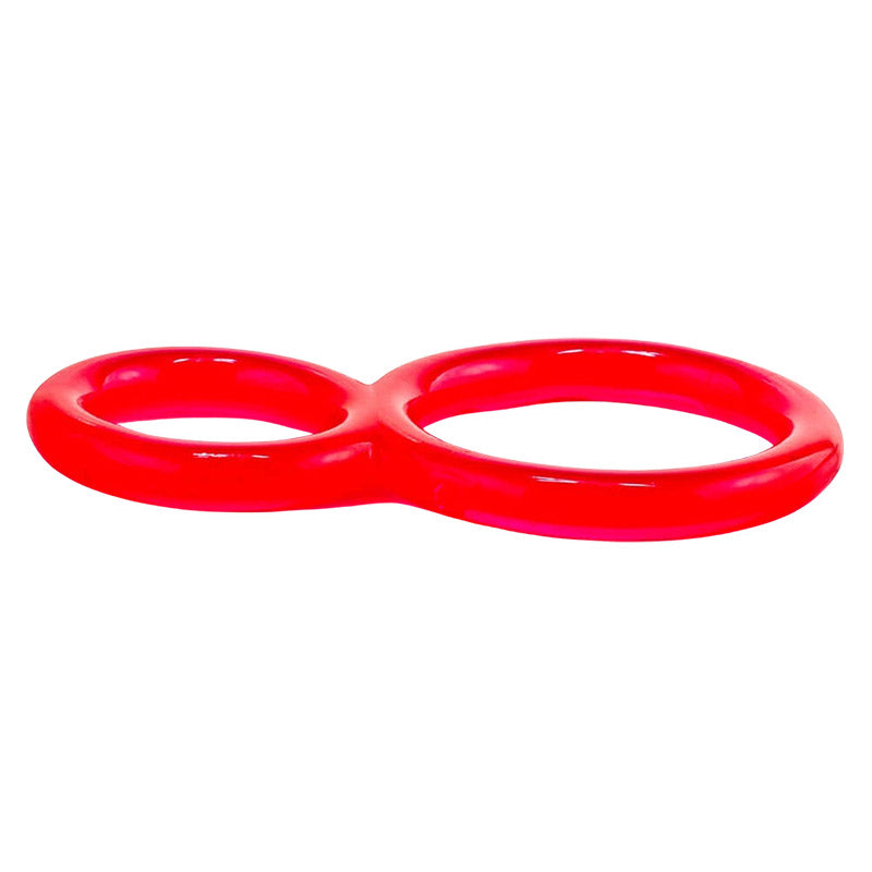 Screaming O OFY-R-101 Ofinity Double Cock Ring Red