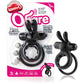 Screaming O Ohare Wearable Rabbit Vibe Cock Ring Black Package