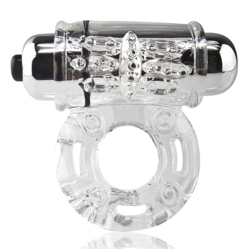 Screaming O OW-110-CL O Wow Vibrating Cock Ring Clear