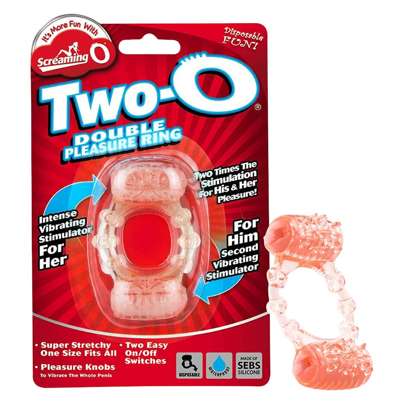 Screaming O TWO-110 Two-O Disposable Double Pleasure Ring Package Front