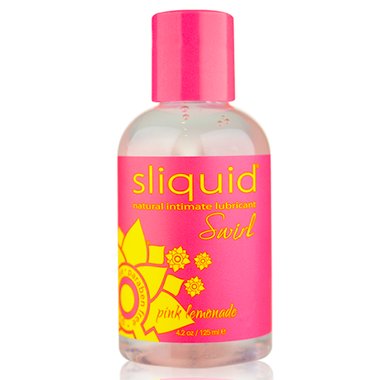 Sliquid Swirl Pink Lemonade Water Based Flavored Lubricant 4.2 oz 125 ml