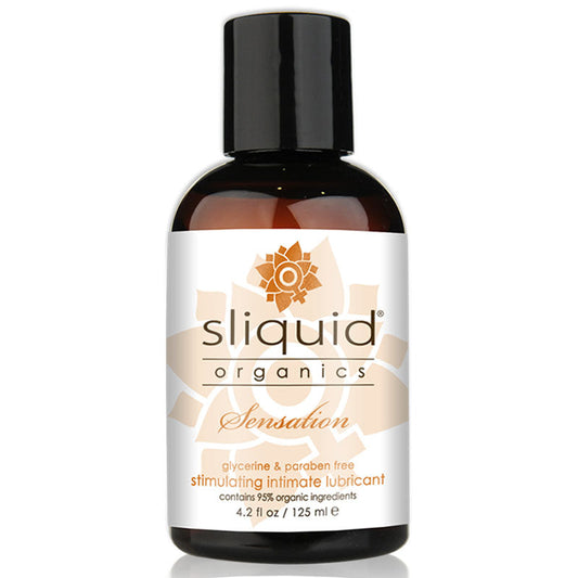 Sliquid Organics Sensation Stimulating Lubricant 4.2 oz 125 ml Bottle