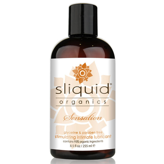 Sliquid Organics Sensation Stimulating Lubricant 8.5 oz 255 ml Bottle