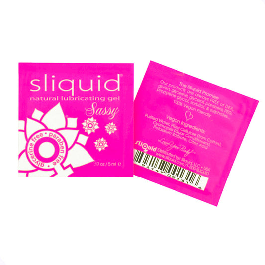 Sliquid Sassy Anal Lubricant 5 ml Sample Foil Pack