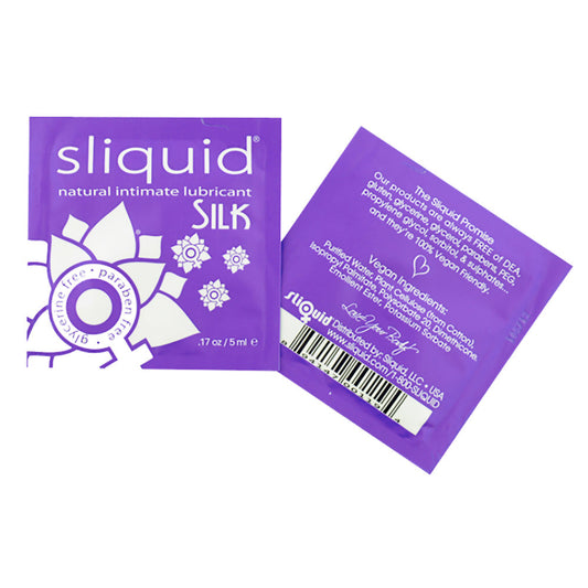Sliquid Silk Water-Based Silicone Hybrid Lubricant 5 ml Sample Foil Pack