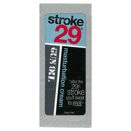 Empowered Products Stroke 29 Masturbation Cream Foil Pack 0.25 oz 7 ml