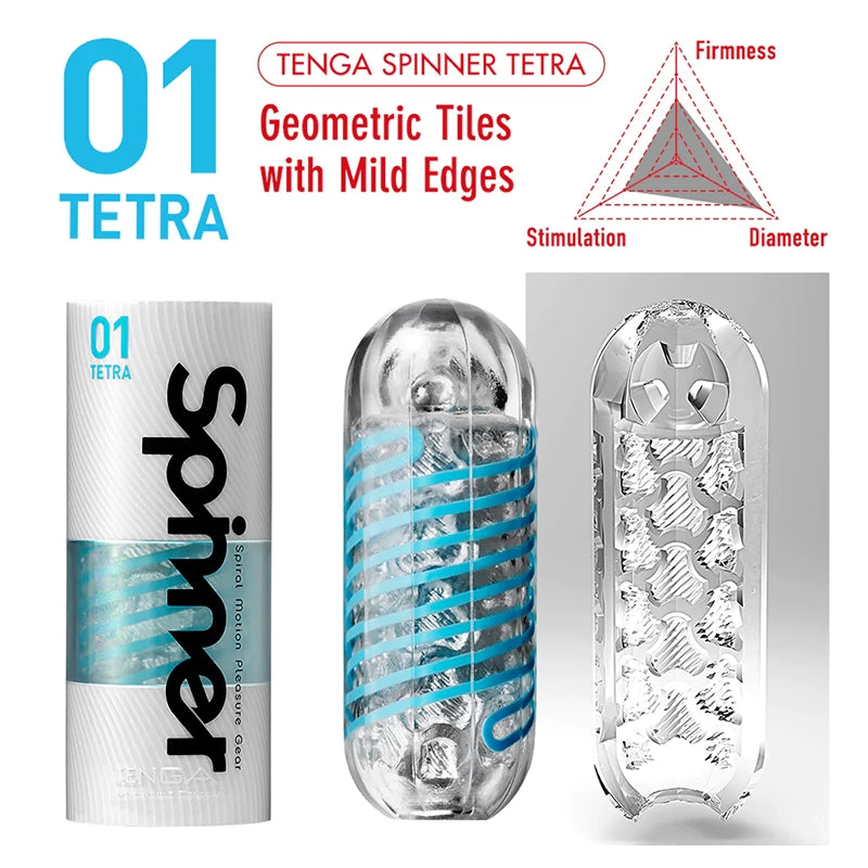 Tenga Spinner Male Masturbator 01 TETRA Features
