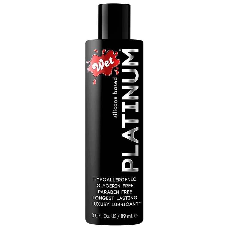 Wet Platinum Silicone Lubricant 3 oz 89 ml