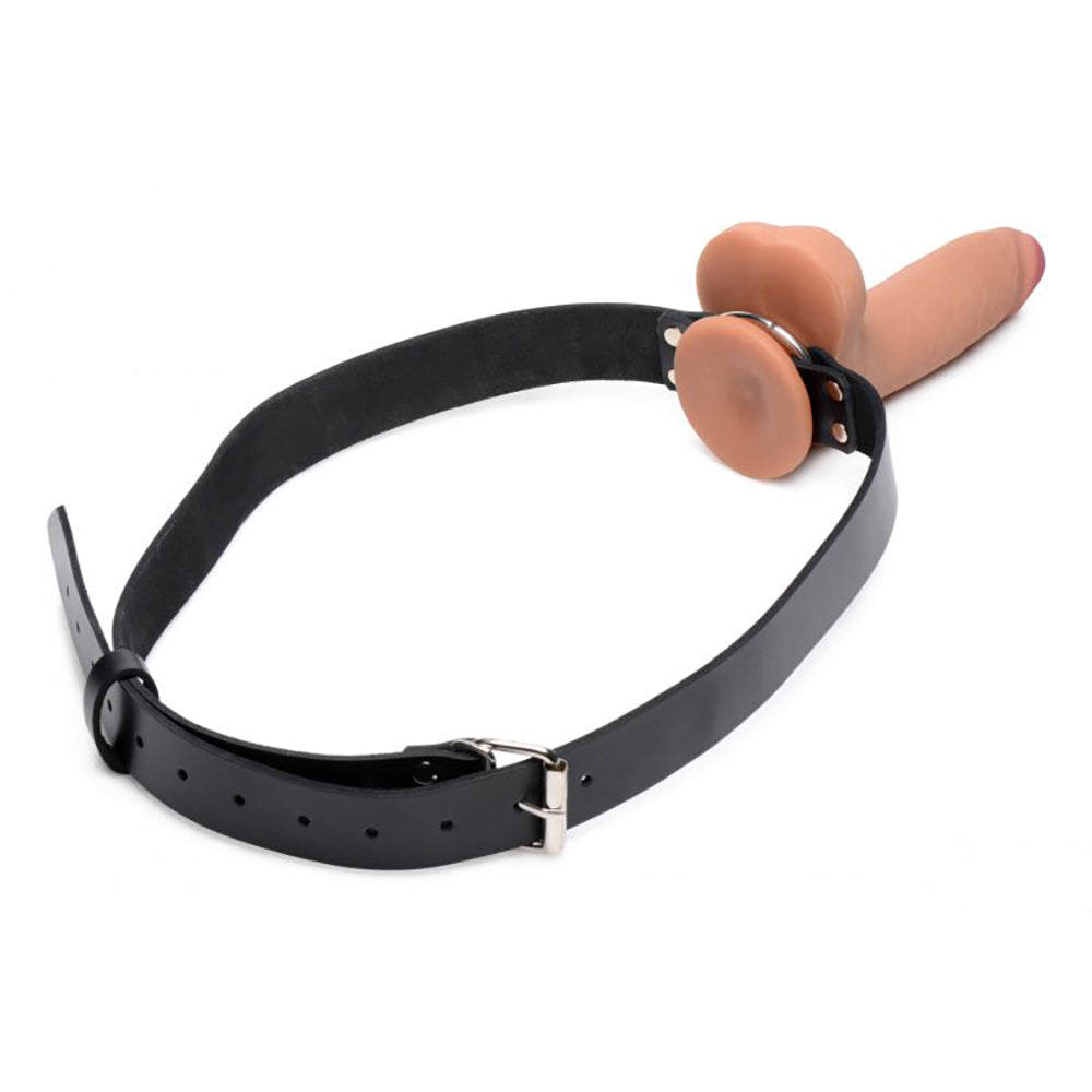 Strict Leather Dildo Strap Chair Harness